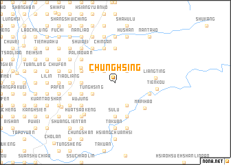 map of Chung-hsing