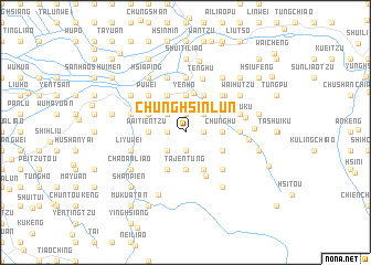 map of Chung-hsin-lun