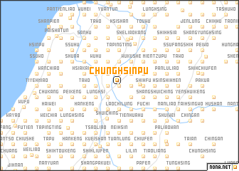 map of Chung-hsin-pu
