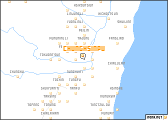 map of Chung-hsin-pu