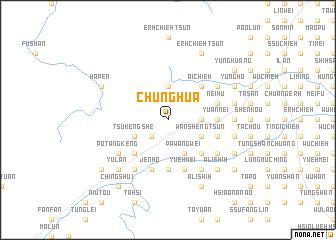 map of Chung-hua