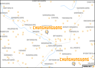 map of Chunghŭng-dong