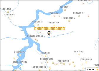 map of Chunghŭng-dong