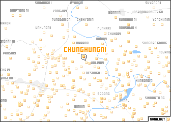 map of Chunghŭng-ni