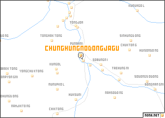 map of Chunghŭng-nodongjagu