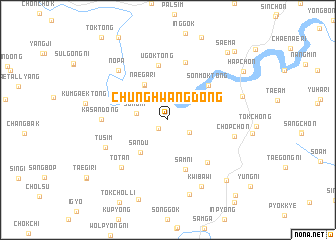 map of Chunghwang-dong