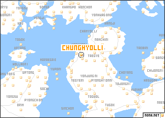 map of Chunghyŏl-li