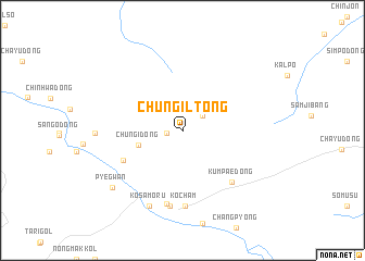 map of Chungil-tong