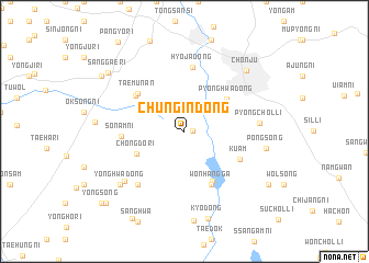 map of Chungin-dong