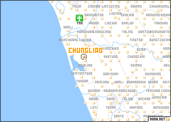 map of Chung-liao