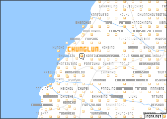 map of Chung-lun