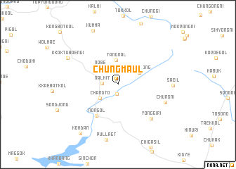 map of Chung-maŭl