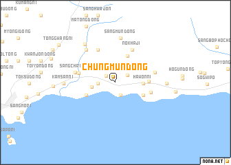 map of Chungmun-dong