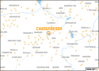 map of Chungnaesŏn