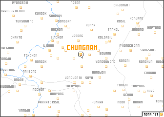 map of Chungnam