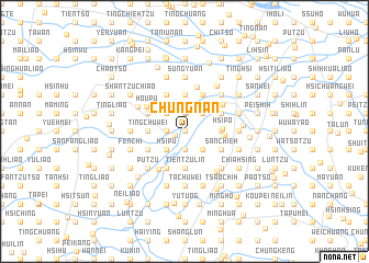 map of Chung-nan