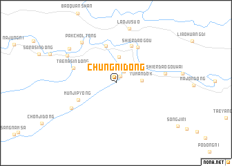 map of Chungni-dong