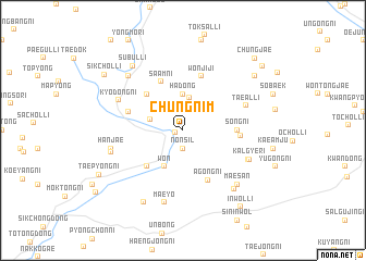 map of Chungnim