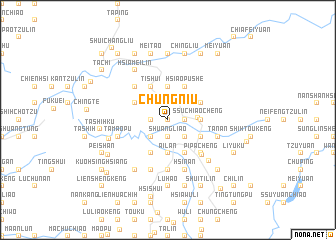 map of Chung-niu