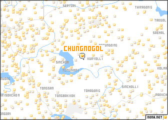 map of Chungno-gol