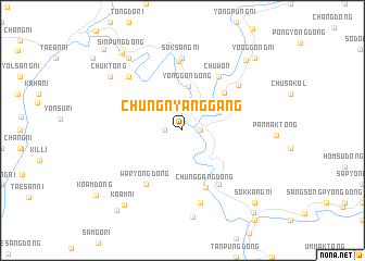 map of Chungnyanggang