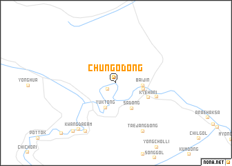 map of Chungo-dong