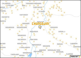 map of Chungŏji-ri