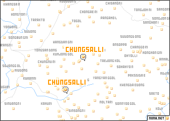 map of Chungsal-li