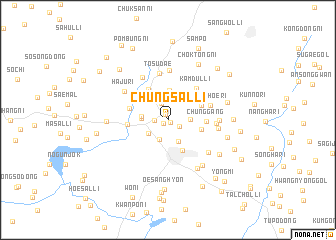 map of Chungsal-li