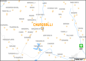 map of Chŭngsal-li