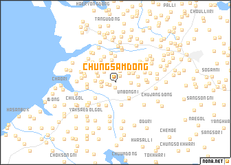 map of Chungsam-dong