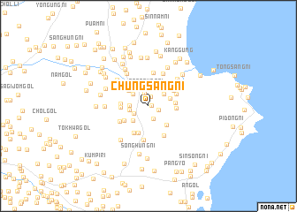 map of Chungsang-ni