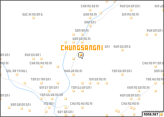 map of Chungsang-ni