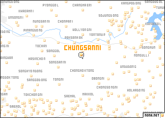 map of Chungsan-ni