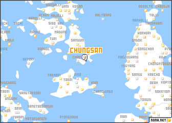 map of Chŭngsan