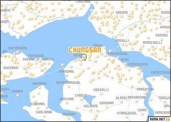 map of Chŭngsan
