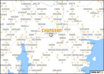 map of Chungsan