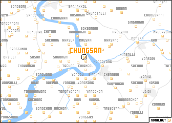 map of Chungsan