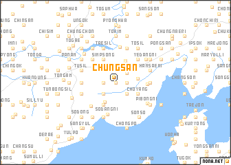 map of Chungsan