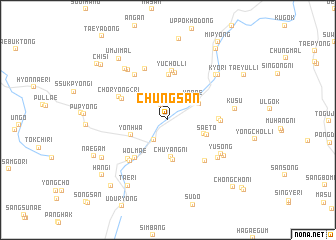 map of Chungsan