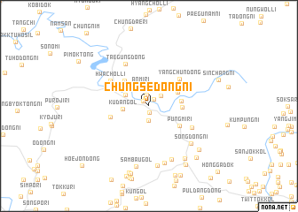 map of Chungsedong-ni