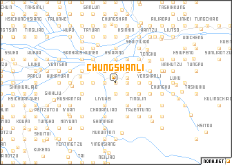 map of Chung-shan-li