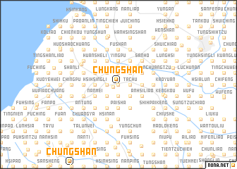 map of Chung-shan