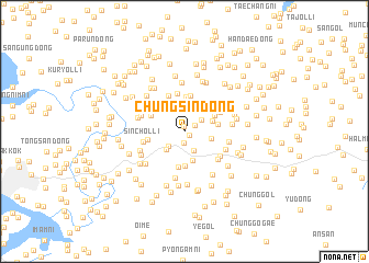 map of Chungsin-dong