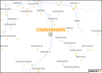 map of Chungsŏm-dong