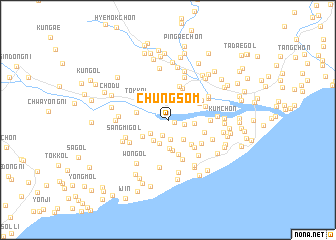 map of Chungsŏm