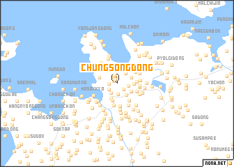 map of Chŭngsŏng-dong