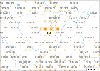 map of Chung Sơn