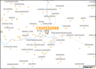 map of Chungsunae