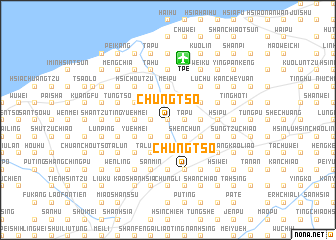 map of Chung-ts\